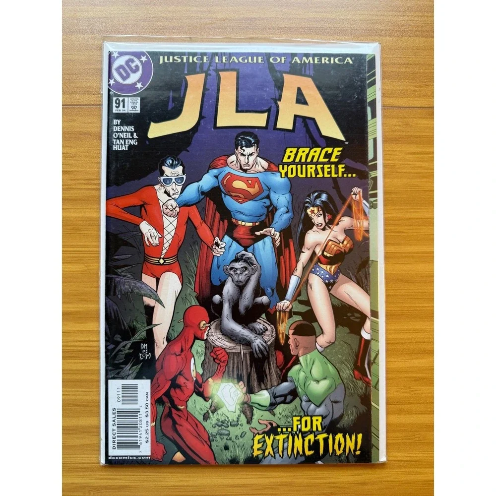 Justice League of America JLA 91 Comic Book DC Comics Dennis ONeil‎ Tan Eng Huat